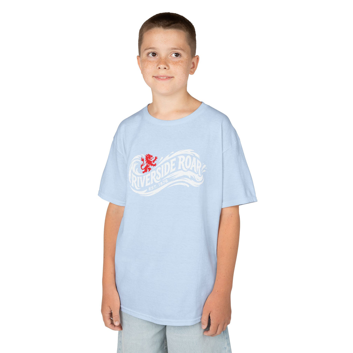 Kids T‑Shirt — Riverside Roar Middlesbrough fc Boro Wave Tshirt (Youth)
