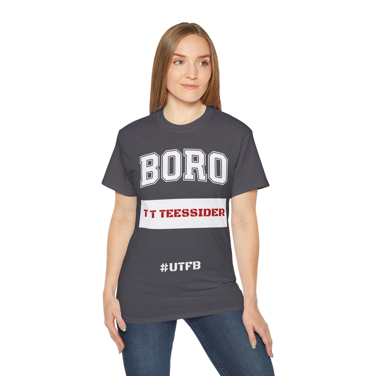 Boro Football Fan Tee — "T T Teessider" #UTFB