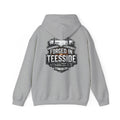 Forged in Teesside Hoodie — Industrial Teesside Pride Sweatshirt 'back print'