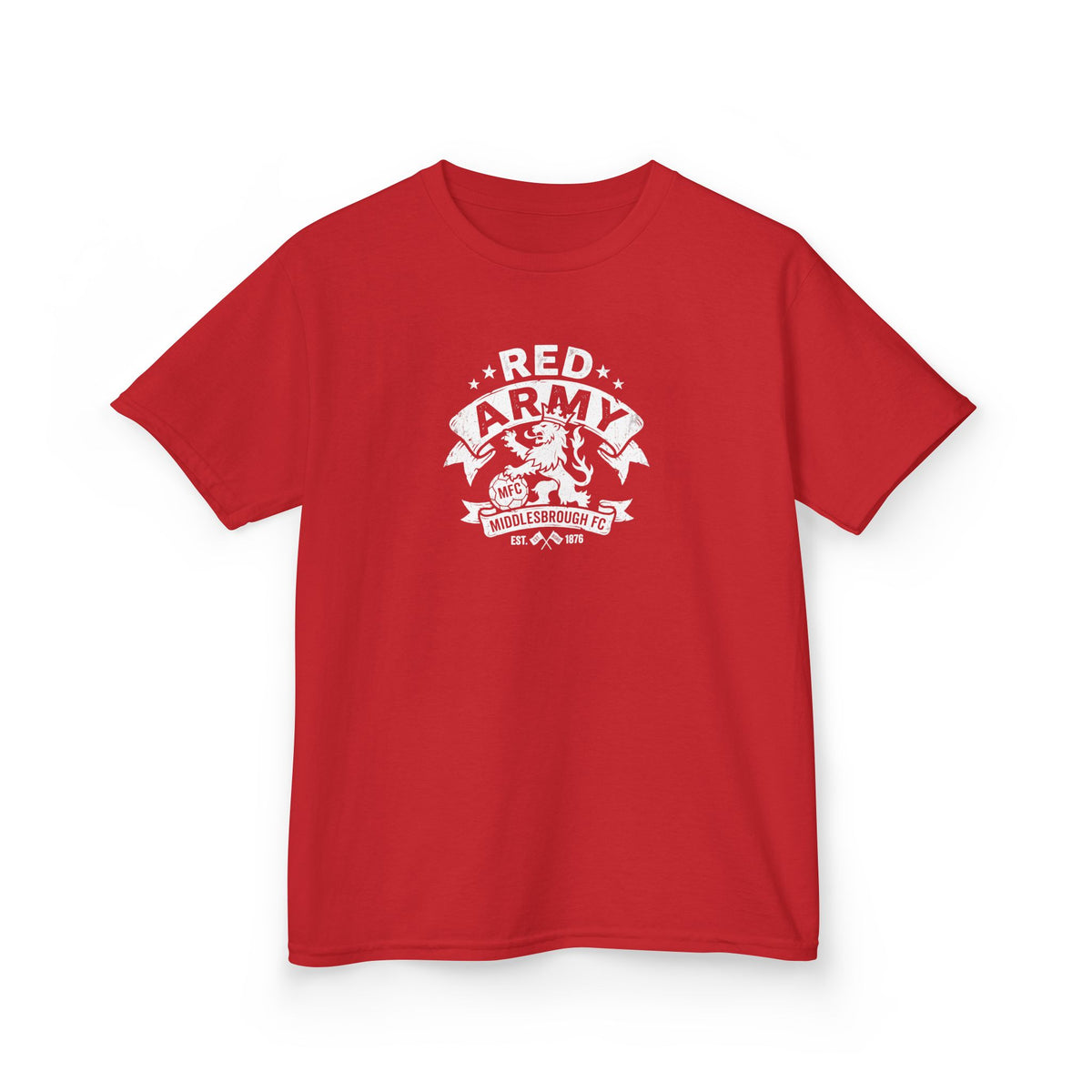 Kids T‑Shirt — "Red Army" BORO Mascot Graphic Tee for Children