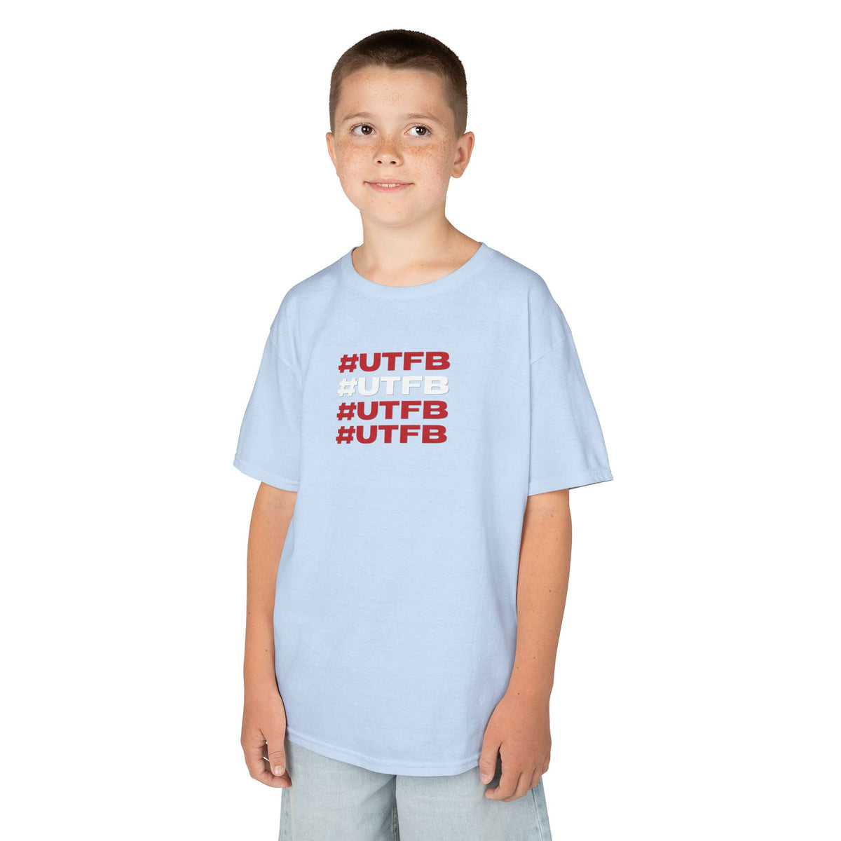 Kids Tee — #UTFB Repeated Graphic Youth T-Shirt