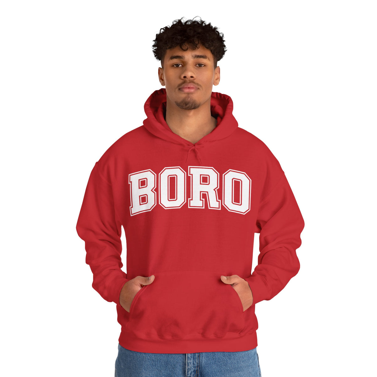 Uni BORO Style Hoodie 'front print' only.