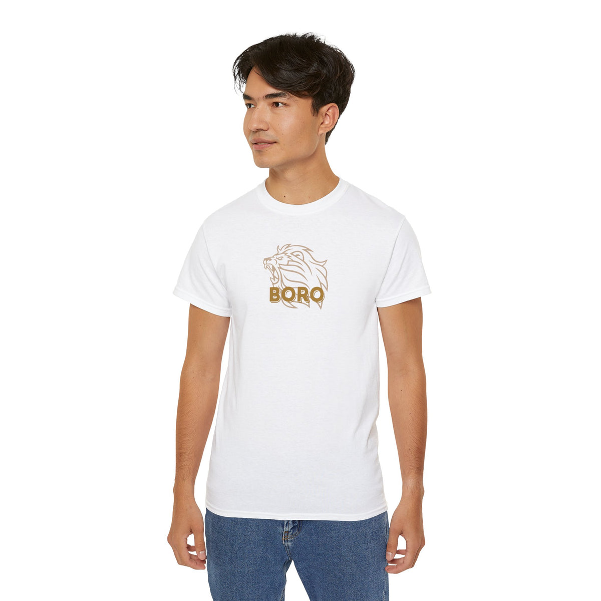 GOLD Roaring Lion BORO Football T-Shirt