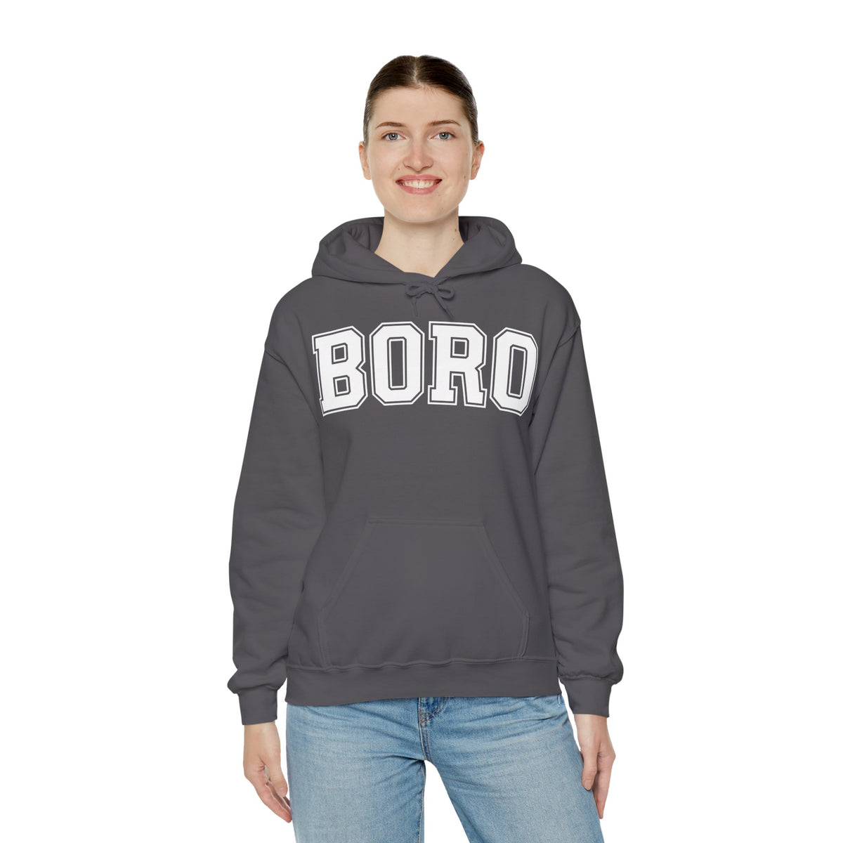 Uni BORO Style Hoodie 'front print' only.