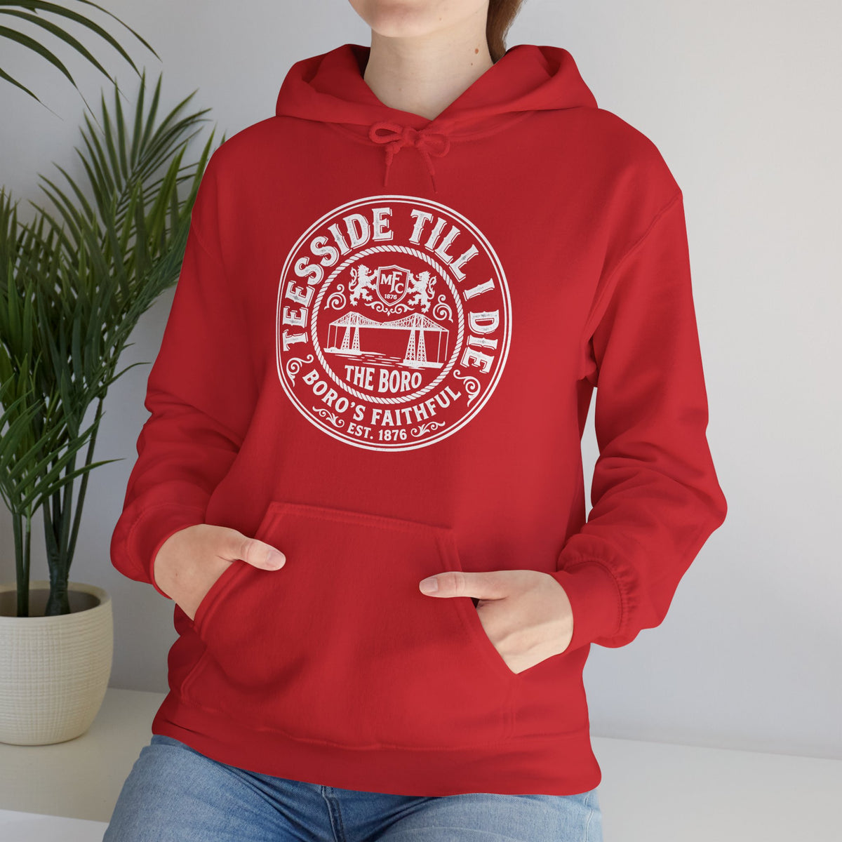 Riverside Till I Die - Boro Fan Hoodie 'front print'