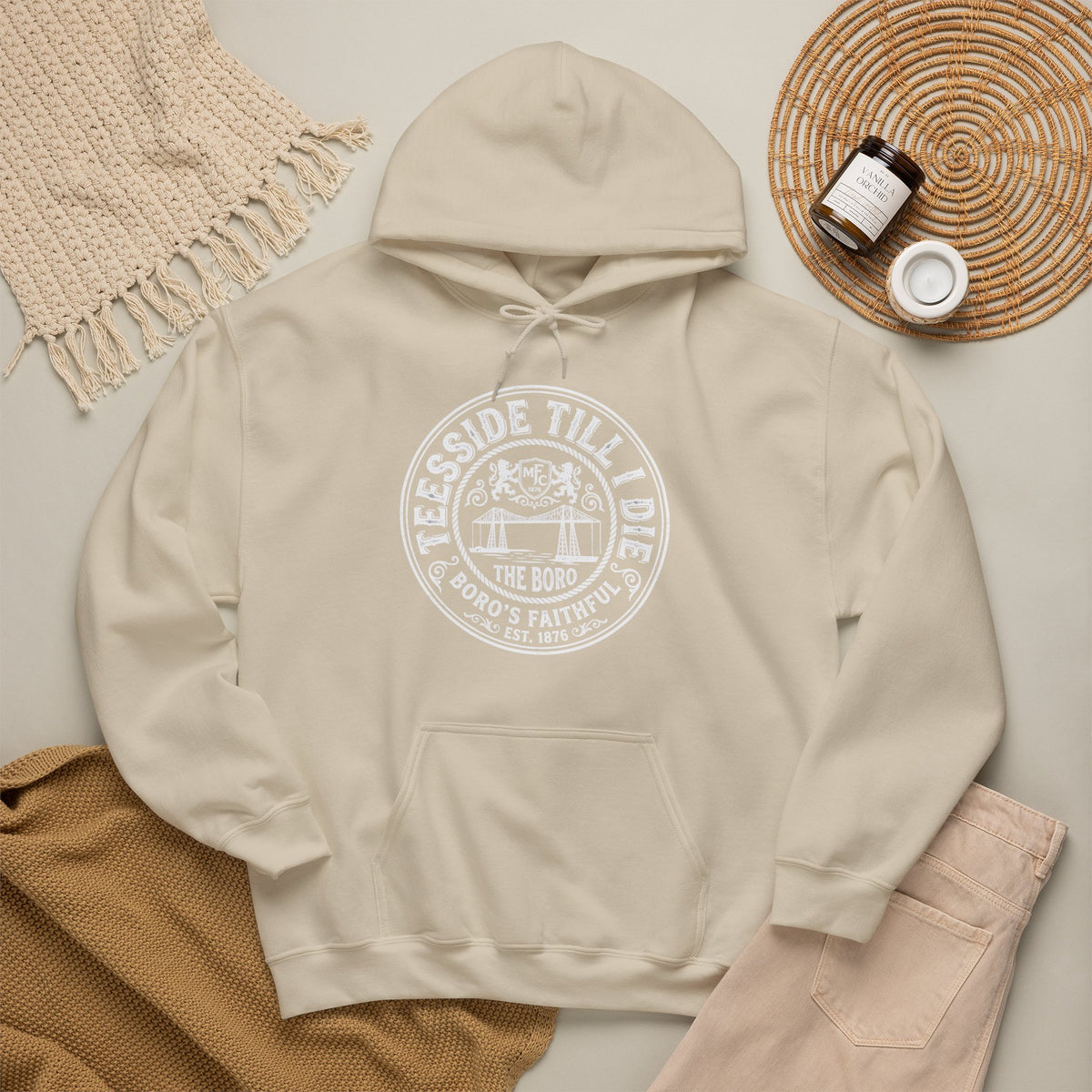 Riverside Till I Die - Boro Fan Hoodie 'front print'