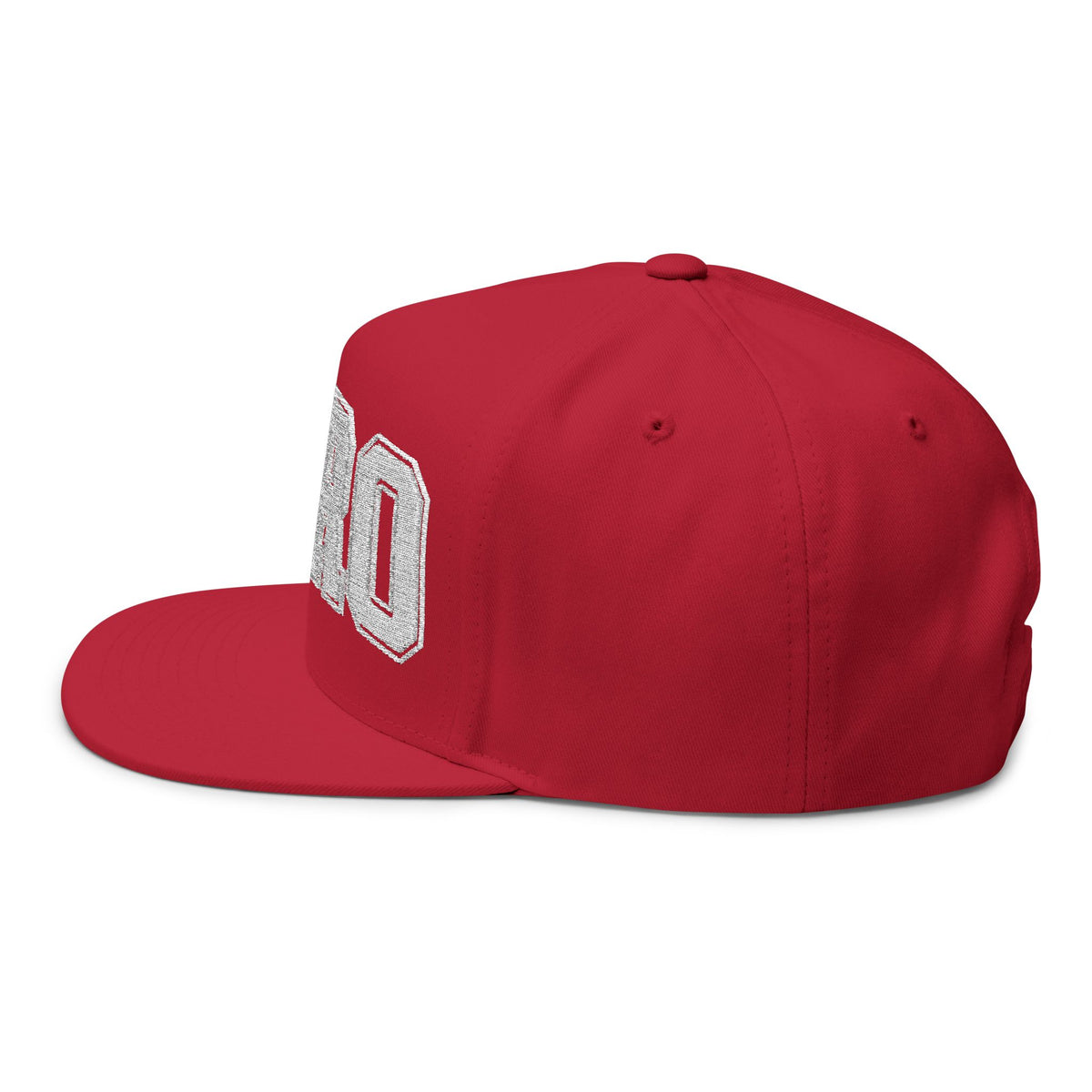 BORO Flat Bill Cap — Embroidered 'BORO' Vintage UNI Snapback Hat