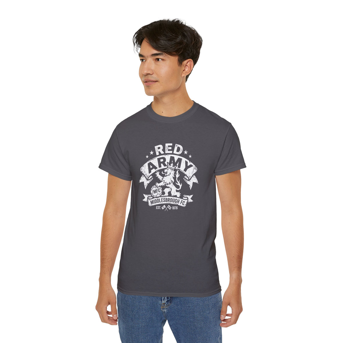 Red Army Middlesbrough FC Lion Shirt — BORO Fan Tee