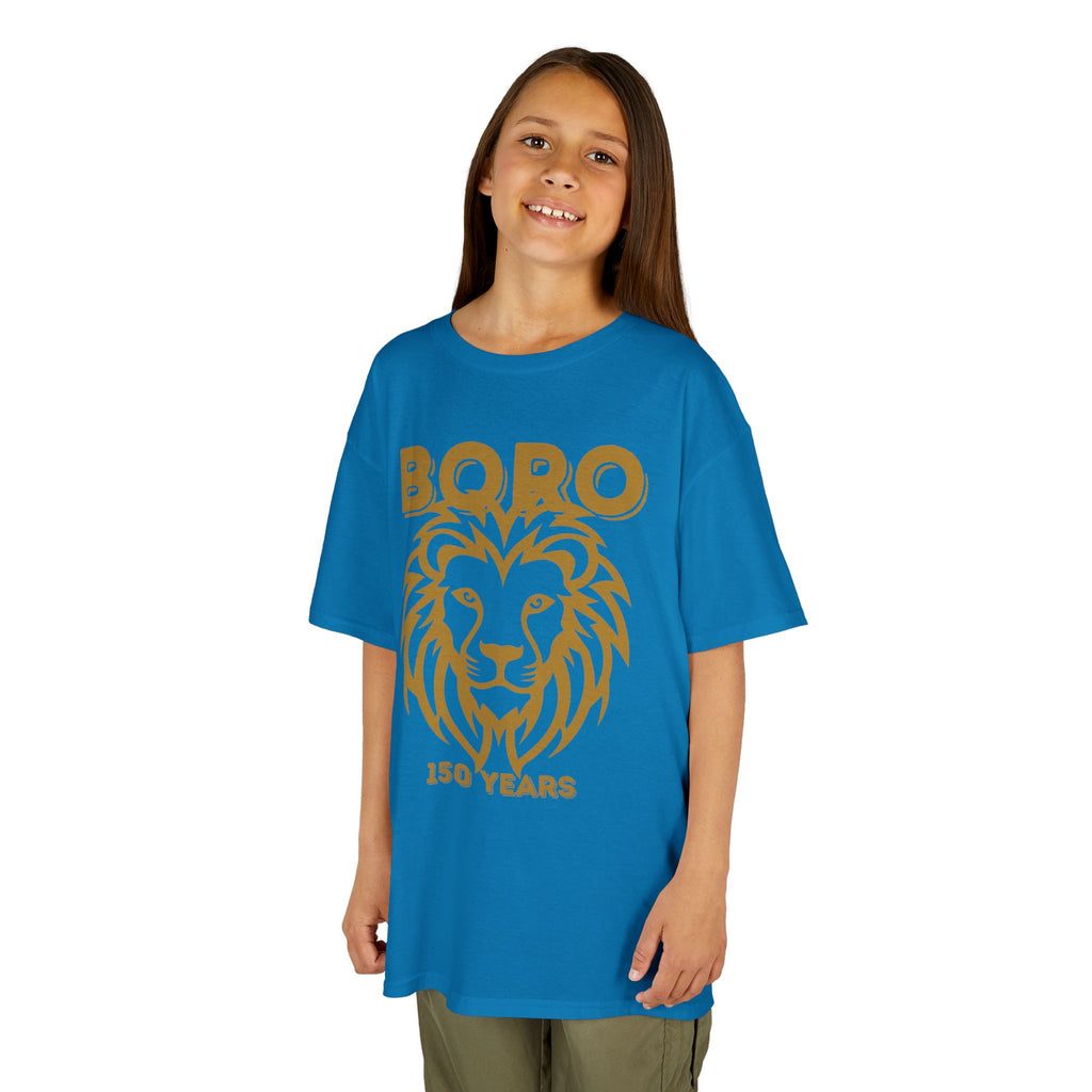 Kids Lion Graphic Tee — "Boro 150 Years" Anniversary Shirt