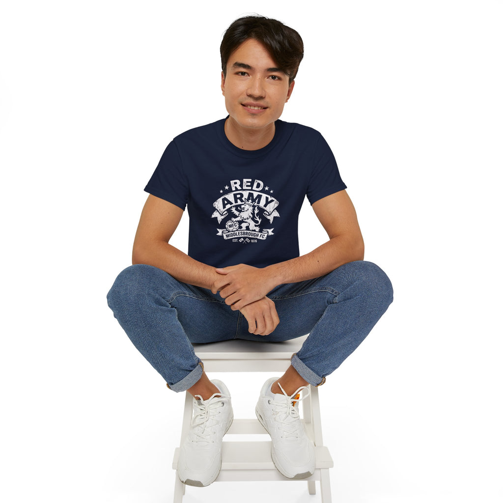 Red Army Middlesbrough FC Lion Shirt — BORO Fan Tee