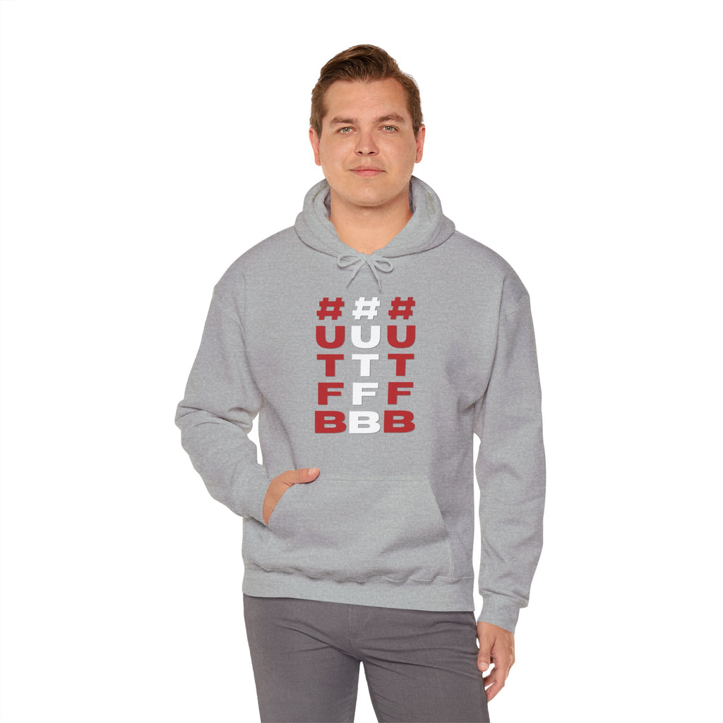 #UTFB 3x Verticle Hoodie 'front print' only.