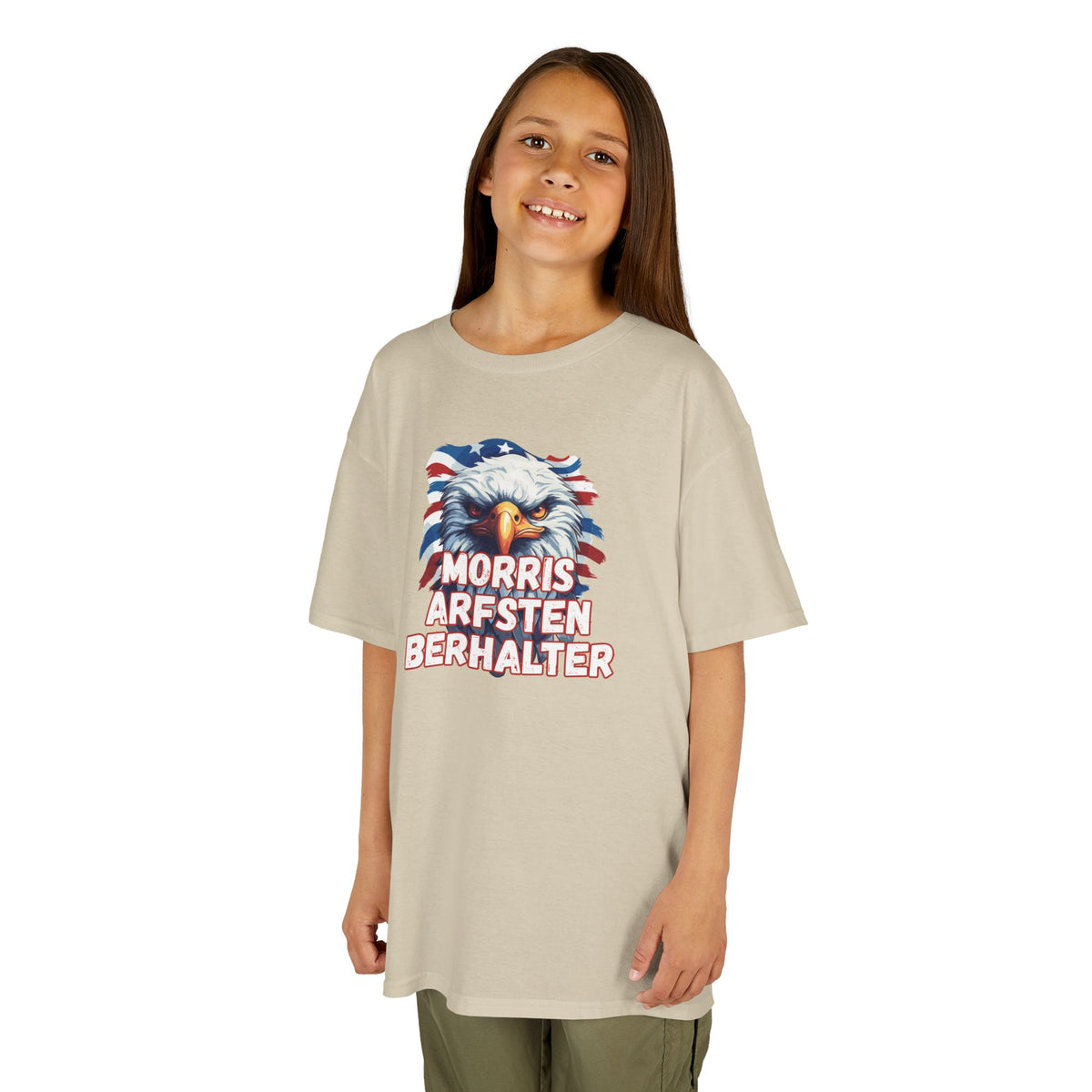 Kids Tee — Patriotic Eagle "Morris Arfsten Berhalter" BORO Graphic