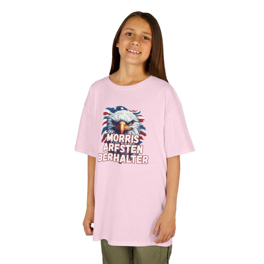 Kids Tee — Patriotic Eagle "Morris Arfsten Berhalter" BORO Graphic