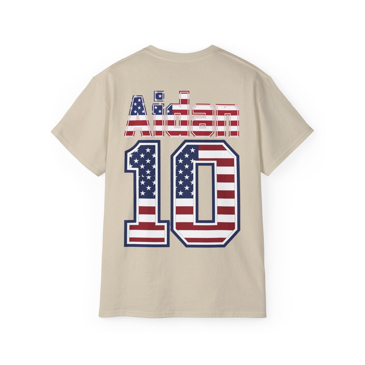 Aidan Morris Number 10 USA Flag Shirt for the BORO 'back print only'