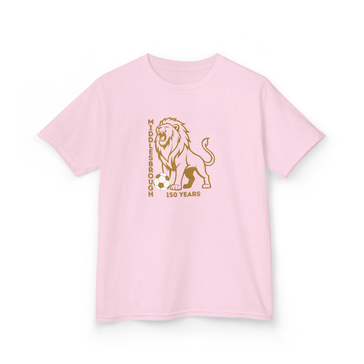 Kids Middlesbrough Lion Graphic Tee — "150 Years" Anniversary Shirt