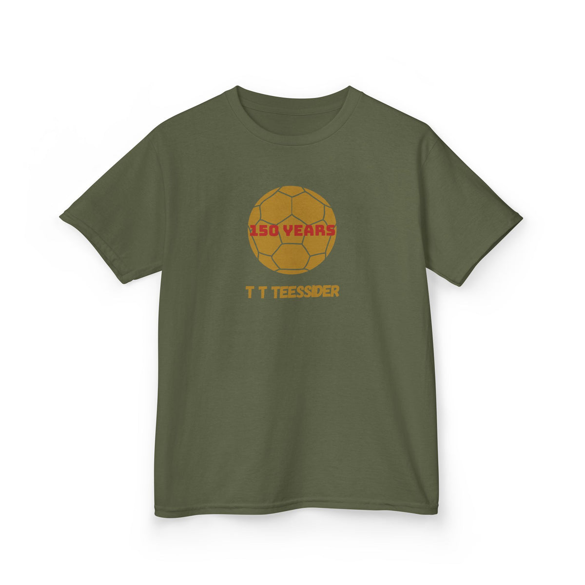 Kids BORO Footie T‑Shirt – 150 Years Golden Ball Design T T Teessider