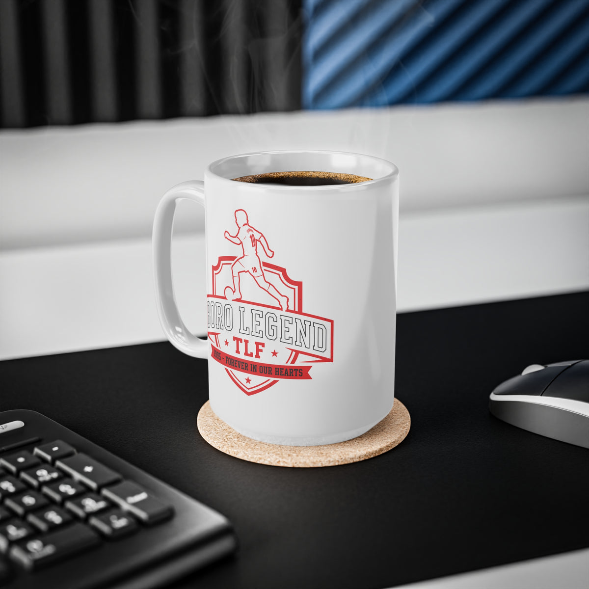 Soccer Legend  Juninho Paulista Ceramic Mug — “Boro Legend” 11oz & 15oz