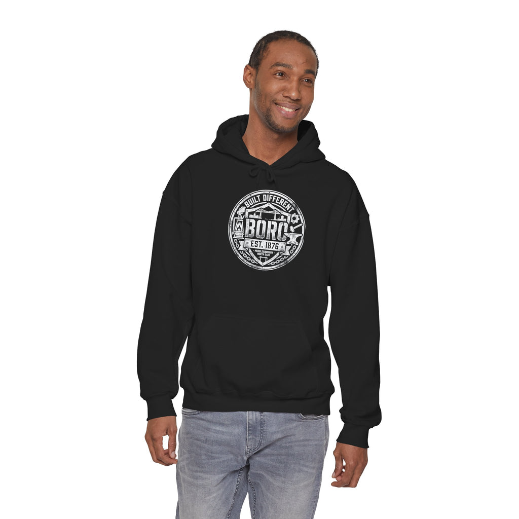 Adult BORO Built Different – Boro Logo Hoodie