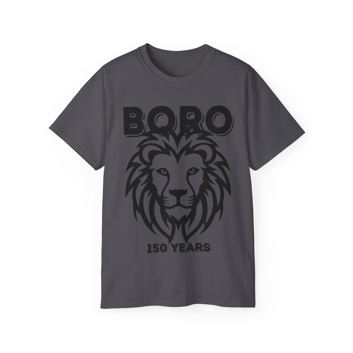 LARGE Black/Red Lion Mascot Tee – BORO 150 Years Commemorative T-Shirt