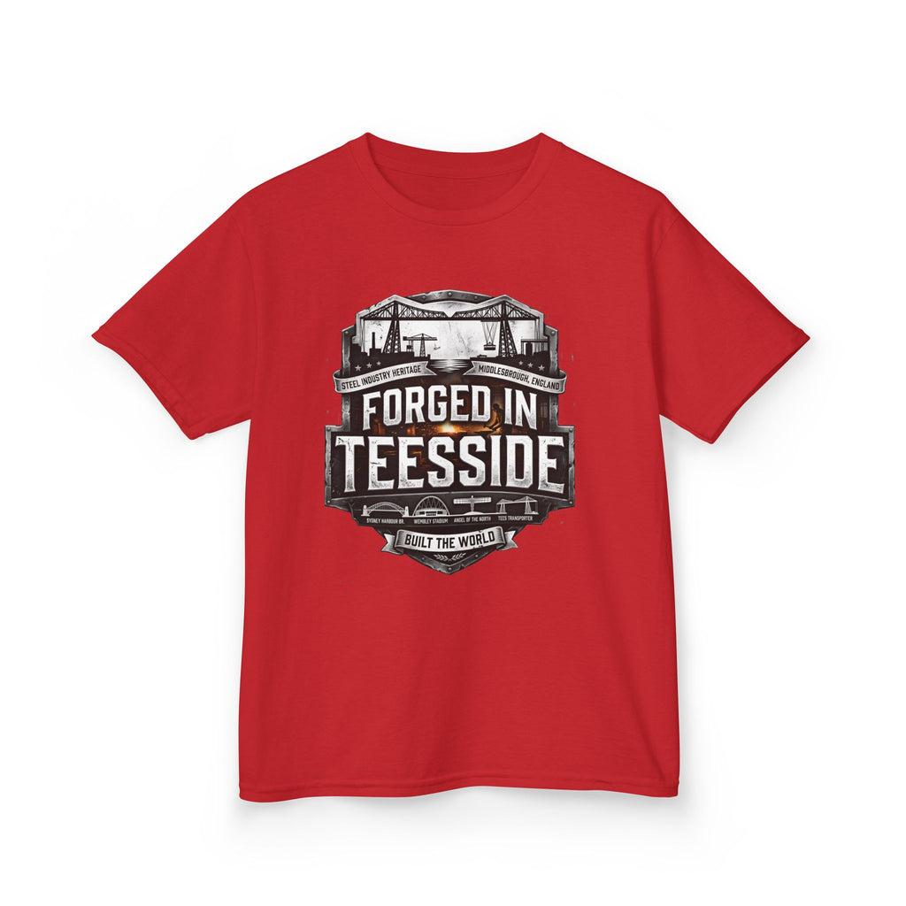 Kids Tee — "Forged in Teesside" BORO Industrial Shirt