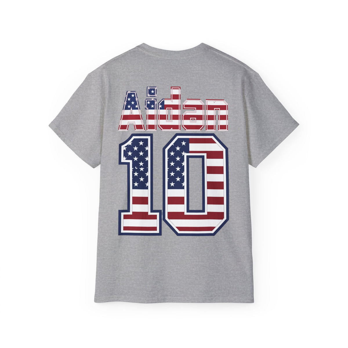 Aidan Morris Number 10 USA Flag Shirt for the BORO 'back print only'