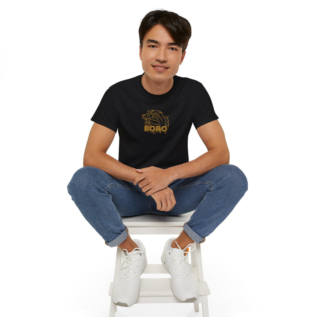 GOLD Roaring Lion BORO Football T-Shirt
