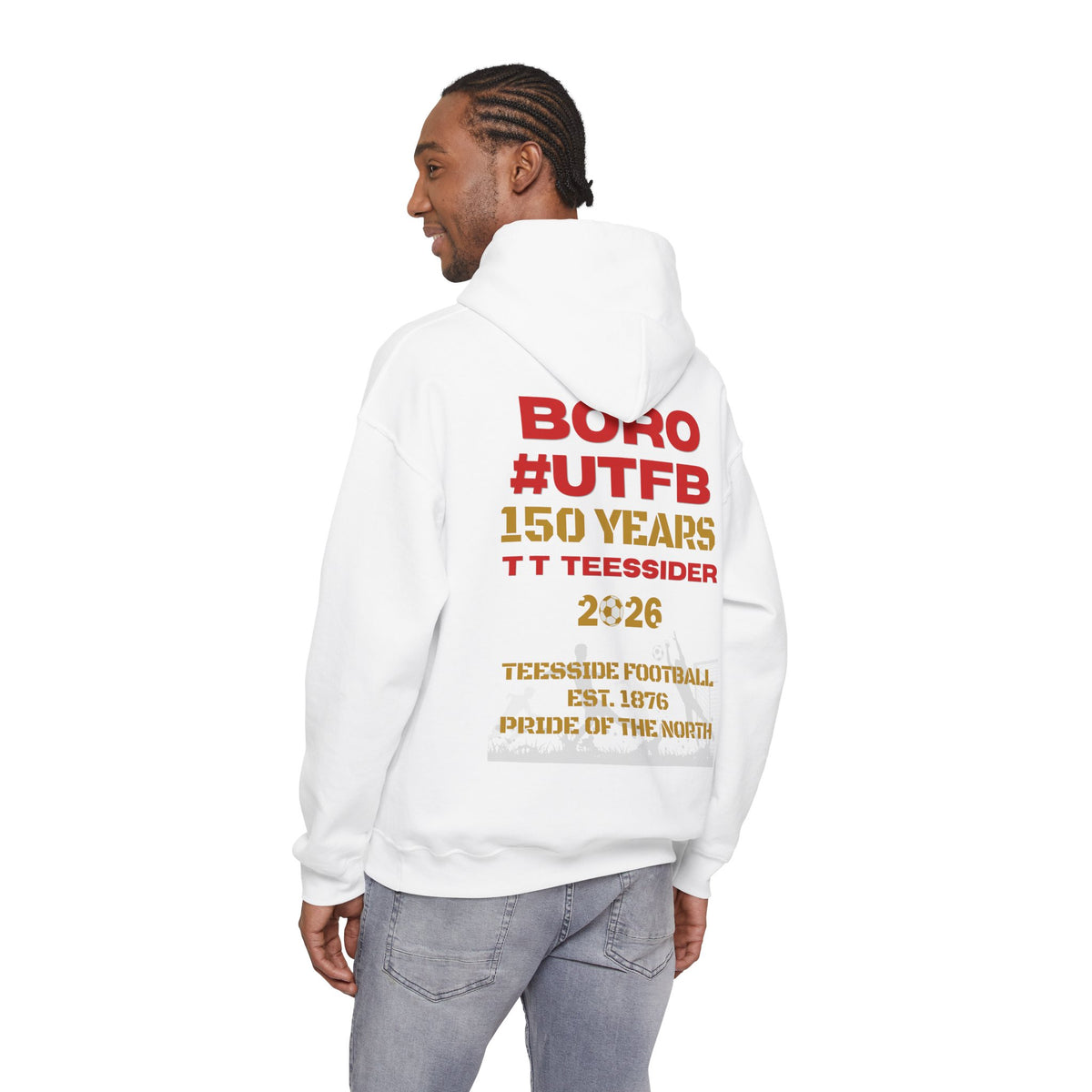 BORO 150 Years 2026 Hoodie 'back print' only.