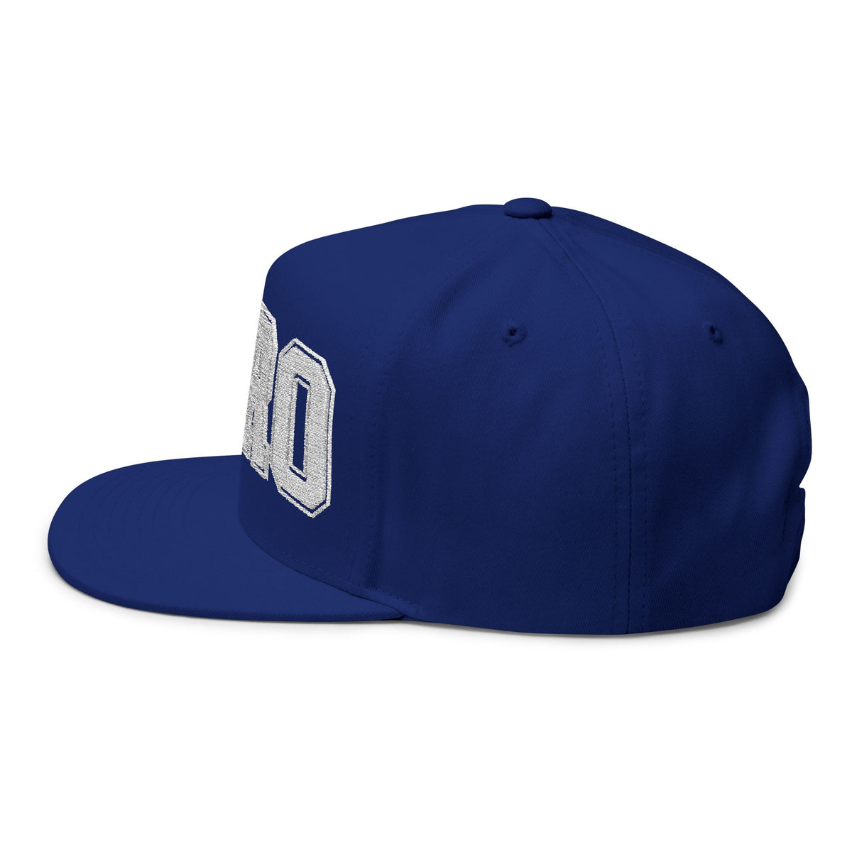 BORO Flat Bill Cap — Embroidered 'BORO' Vintage UNI Snapback Hat