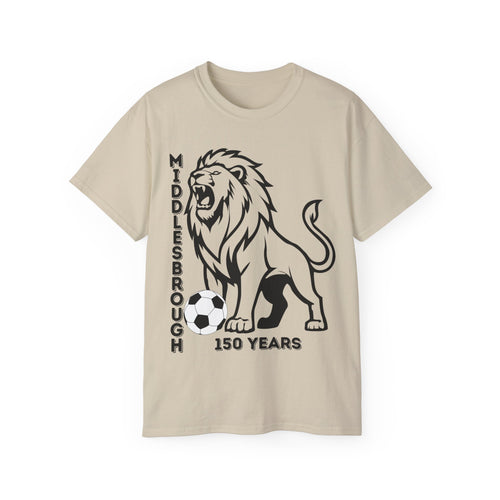 Black/Red Middlesbrough 150 Years Lion Football T-Shirt