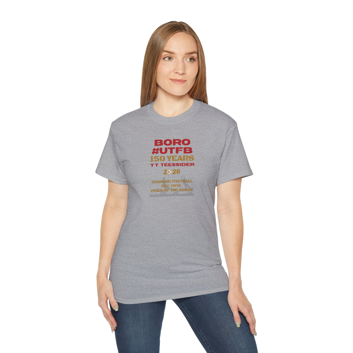 Boro #UTFB 150 Years Tee — Middlesbrough Football Anniversary Shirt