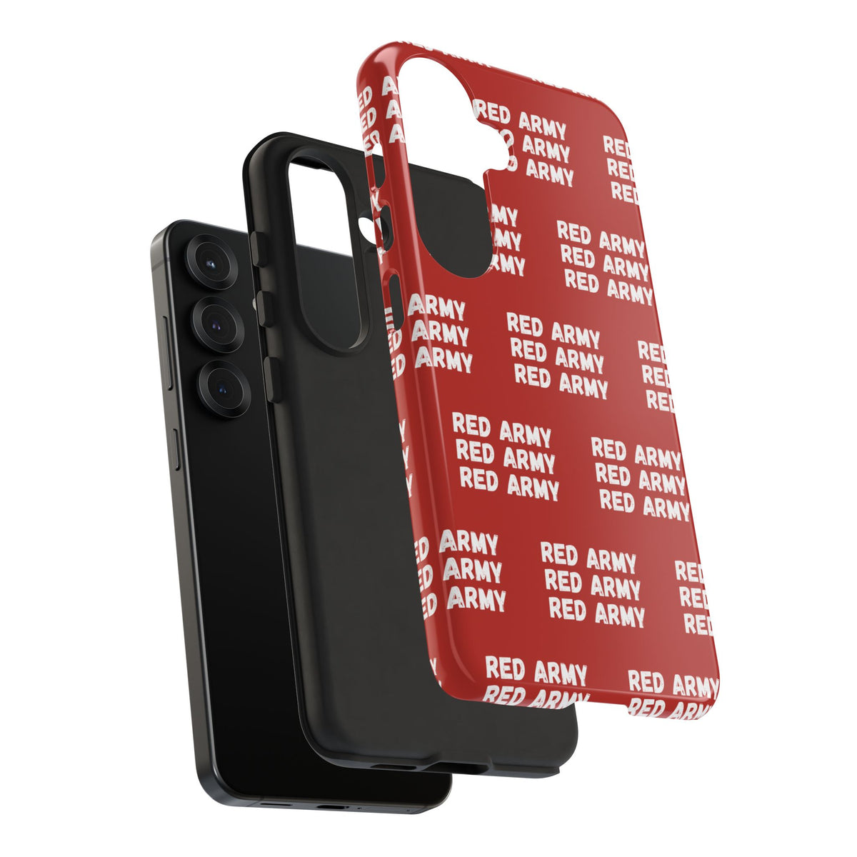 "RED ARMY RED ARMY RED ARMY" Phone Case — Red Pattern Tough Case