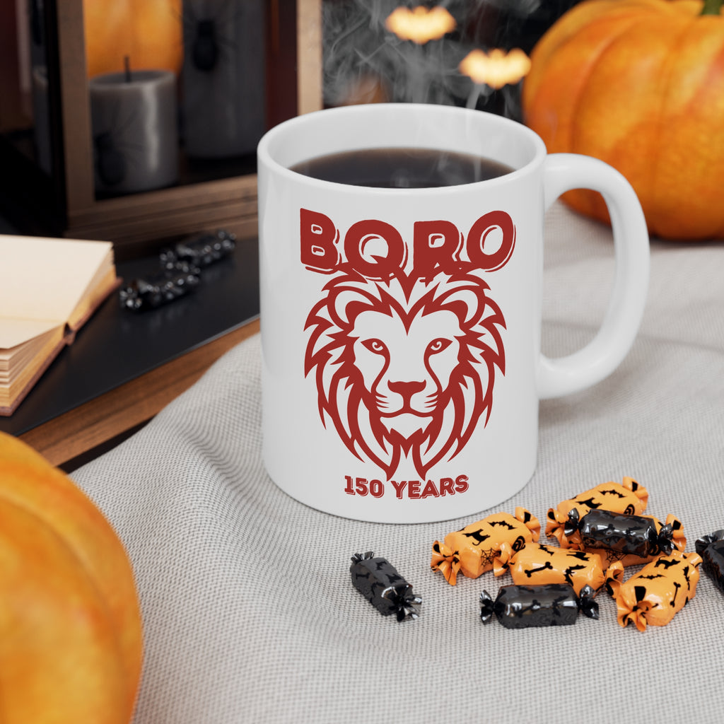 Boro Lion 150 Years Ceramic Coffee Mug — 11oz & 15oz