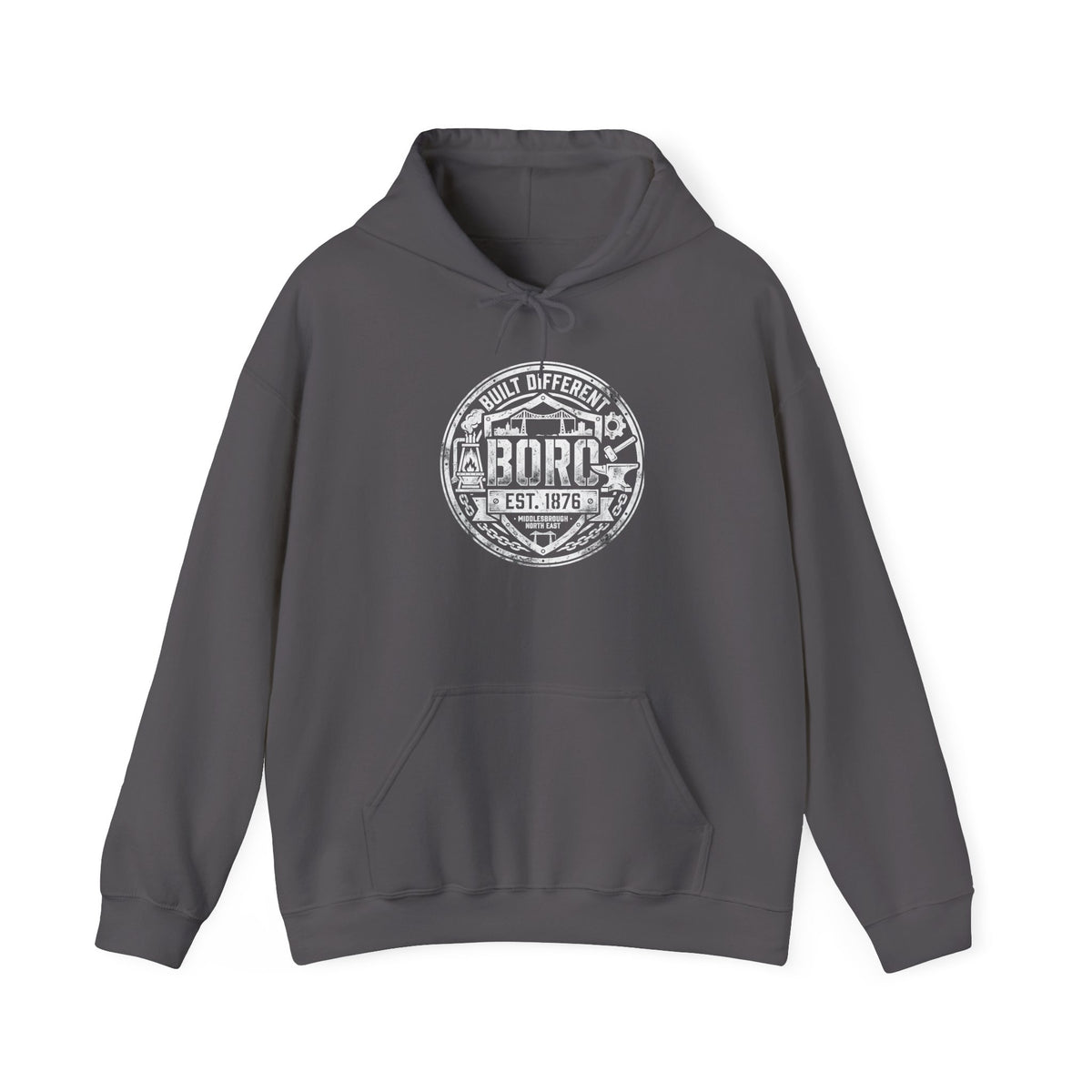 Adult BORO Built Different – Boro Logo Hoodie