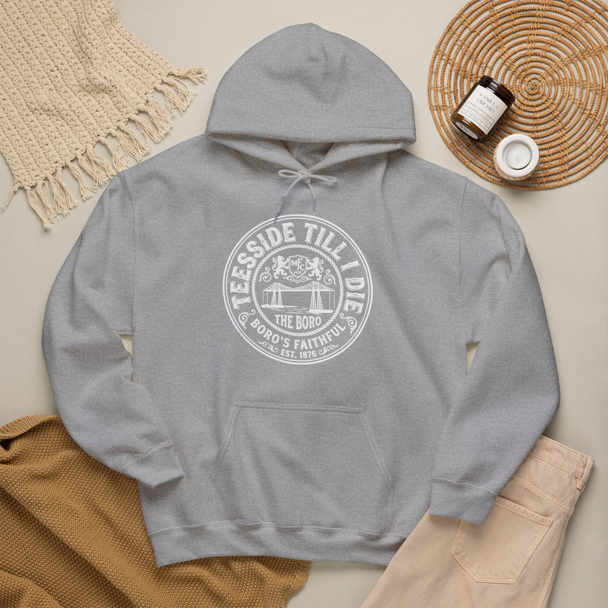 Riverside Till I Die - Boro Fan Hoodie 'front print'