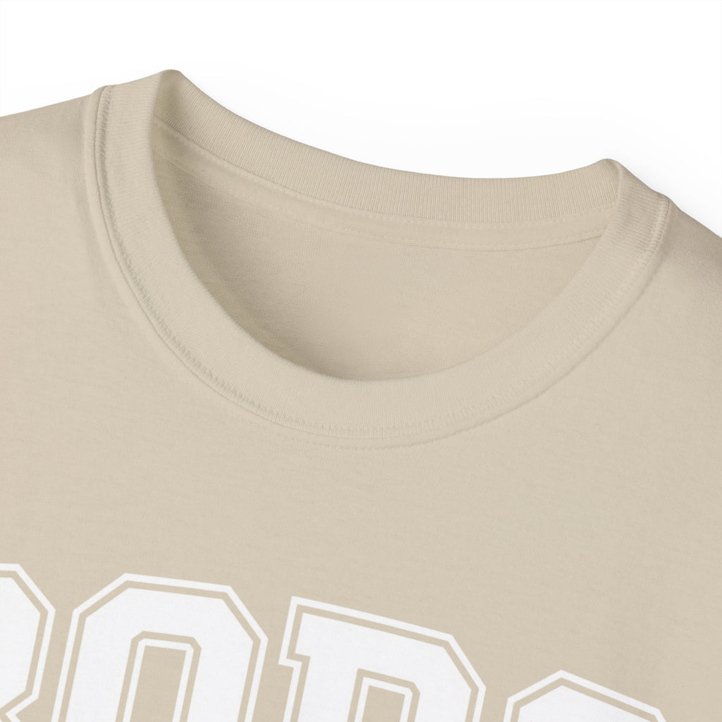 BORO Collegiate Graphic Tee — Classic UNI Lettering T-Shirt
