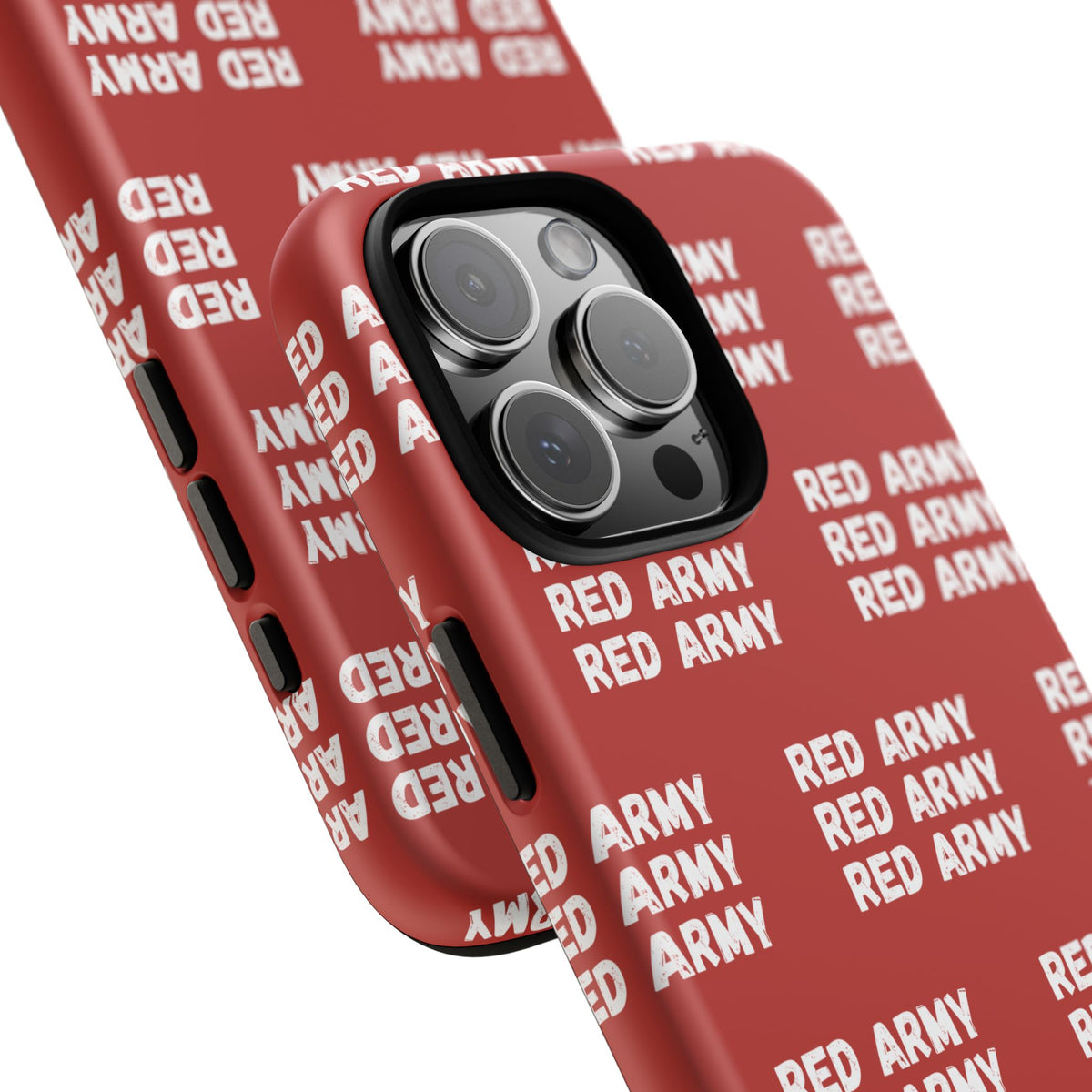 "RED ARMY RED ARMY RED ARMY" Phone Case — Red Pattern Tough Case
