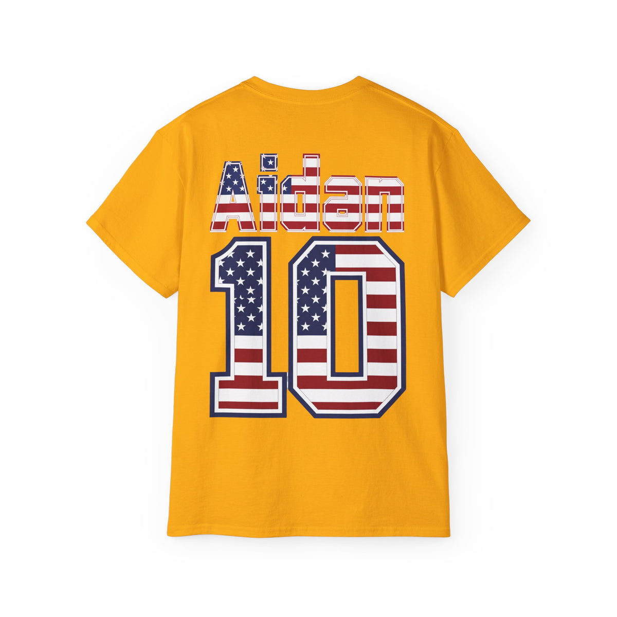 Aidan Morris Number 10 USA Flag Shirt for the BORO 'back print only'